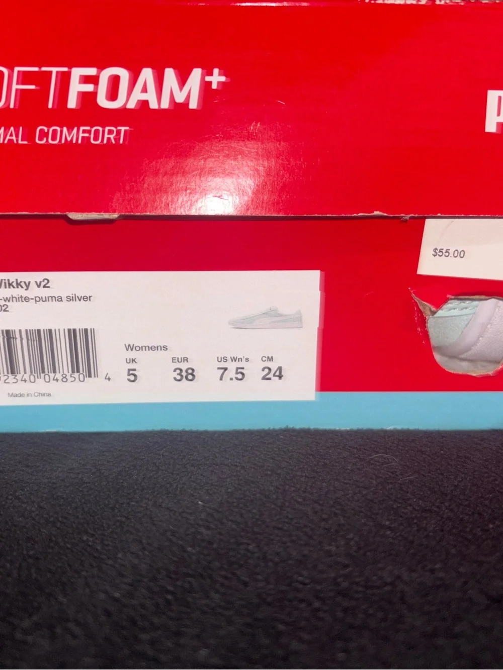 Puma Vikky v2 Mint Green and White Women's Sneakers